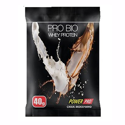 *Смесь Power Pro Сывороточных белков с пробиотиками со вкусом мокачино 40 г *Смесь Power Pro Сывороточных белков с пробиотиками со вкусом мокачино 40 г
