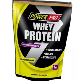 *Протеїн Power Pro Whey Protein зі смаком банана 1 кг