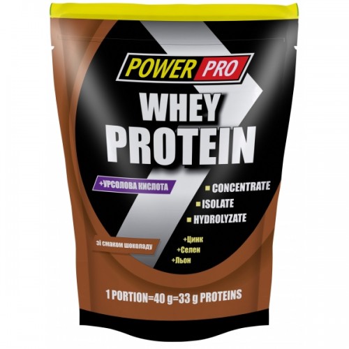 Протеїн Power Pro Whey Protein зі смаком шоколаду 1кг