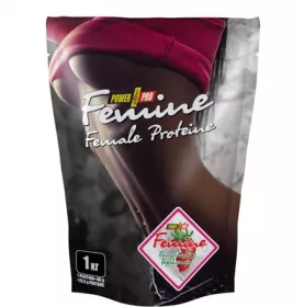 *Протеїн Power Pro Femine Protein зі смаком полуниці з вершками 1 кг
