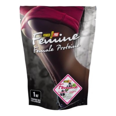 Протеїн Power Pro Femine Protein зі смаком смородина-йогурт 1кг