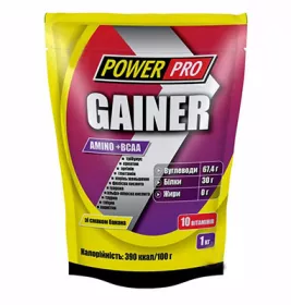 *Смесь Power Pro Gainer 30% со вкусом банана 1 кг