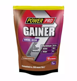 *Смесь Power Pro Gainer 30% со вкусом шоколада 1 кг