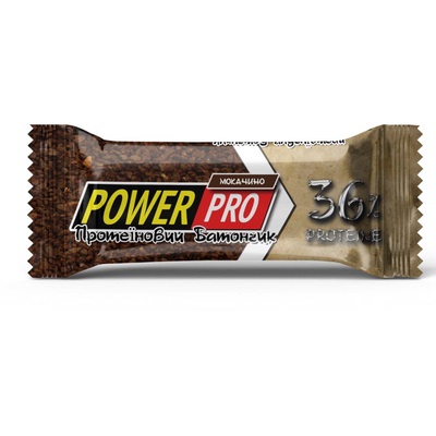 *Батончик Power Pro для спортивного харчування  36% Крем-мокка 40 г