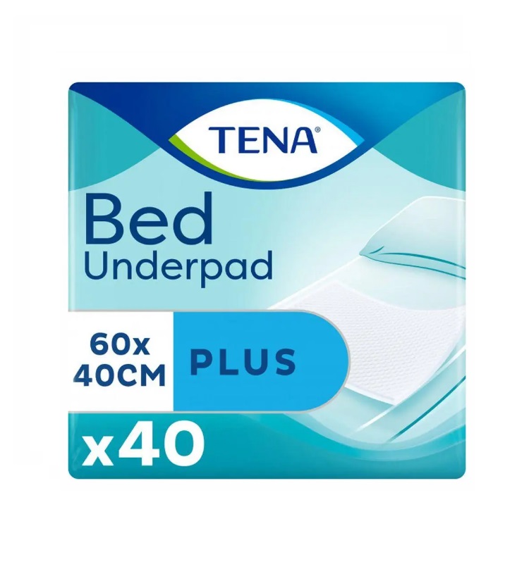 *Пеленки TENA впитывающие Bed Plus 40х60см №1 40 шт