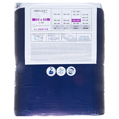 *Пелюшки ABENA вбираючі Abri-Soft Superdry 60*60 см 1000 мл №1 60 шт