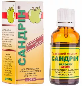 Сандрін засіб д/ротов. порожн. фл 25 мл трав'яний екстракт