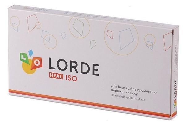 *Лорде Hyal Iso р-н 0,1% д/інгаляцій 4мл небули №10 Юрія-фарм
