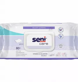 *Салфетки SENI Care влажные №80