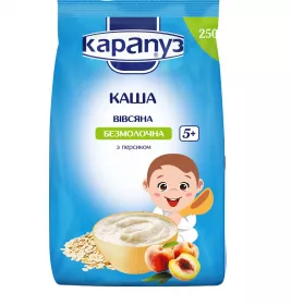 *Каша Карапуз Овсяная с персиком 250г