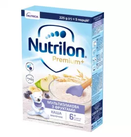 *Каша Nutrilon Mультизлакова з фруктами з 6 міс 225 г