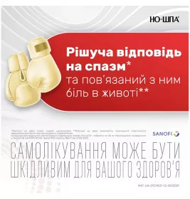 Но-Шпа таблетки по 40 мг 60 шт.