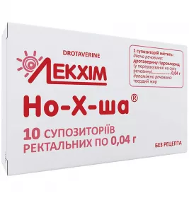 Но-Х-Ша свічки по 0,04 г 10 шт. (5х2)