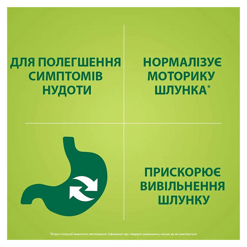 Мотиліум таблетки по 10 мг 30 шт. (30х1)