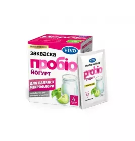 *Закваска VIVO Пробіо Йогурт №1 4 в упаковці