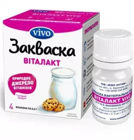 *Закваска VIVO Виталакт №1 4 в упаковке