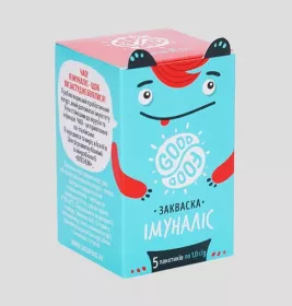 *Закваска бактеріальна ГудФуд Имуналіс 1г №1 5 в упаковці