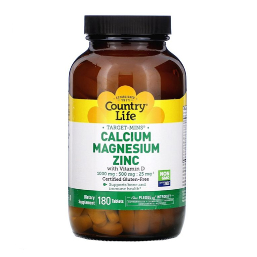 Кальцій-Магній-Цинк вітамін D3 табл.№180