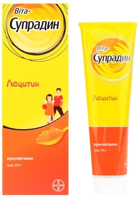 *Супрадин Лецитин гель 175г