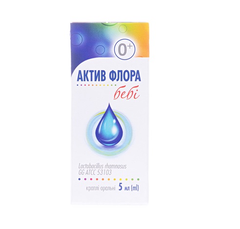 *Актив Флора Бебі краплі орал. 5мл
