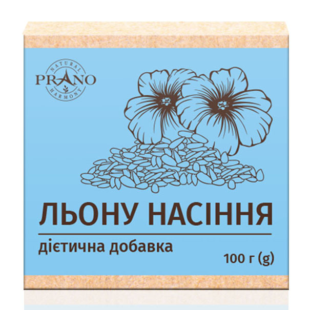 Фіточай Prano Льону насіння 100 г (Україна)