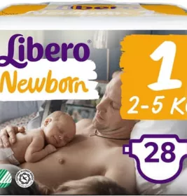 *Подгузники Libero Newborn 1 2-5кг №28