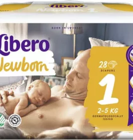 *Подгузники Libero Newborn 1 2-5кг №28