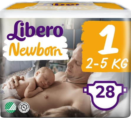 Підгузки Libero Newborn 1 2-5кг №28