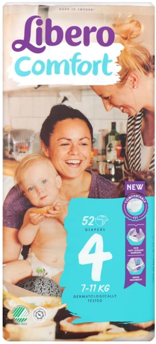 Підгузки Libero Comfort 4 7-14кг №54
