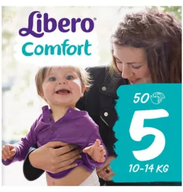 *Подгузники Libero Comfort 5 10-16 кг №50