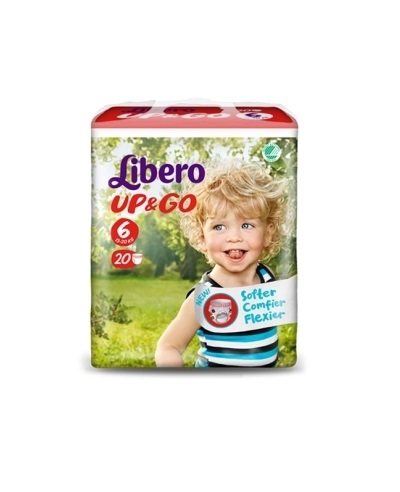 *Підгузки Libero Up&Go 6 №20