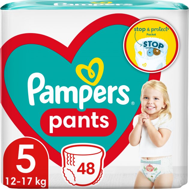 Підгузки-трусики Pampers Pants Junior (12-17 кг) №48
