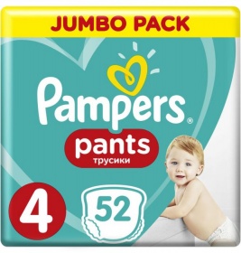 Подгузники-трусики Pampers Pants Maxi (9-15 кг) №52