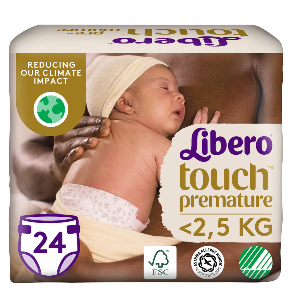 *Підгузки Libero Touch 0-2,5кг 0 №24
