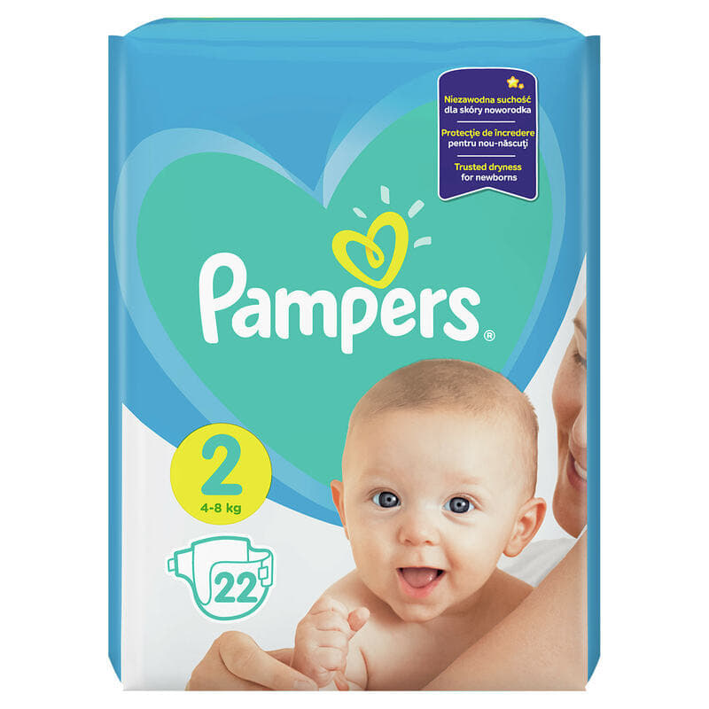 Підгузники Pampers BABY-DRY PLUS Mini 4-8кг №22