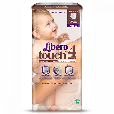 *Подгузники-трусики Libero Touch 4 №38 *Подгузники-трусики Libero Touch 4 №38