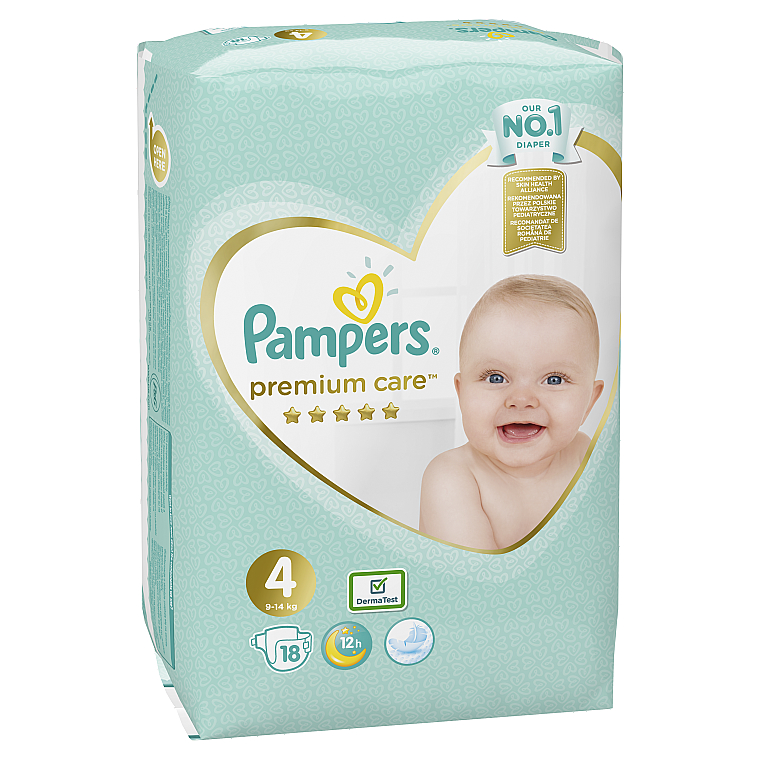 Підгузники Pampers Premium Care Maxi (9-14 кг) №18