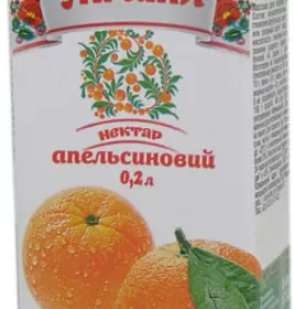 *Сок Соки України Апельсиновый 0,2 л