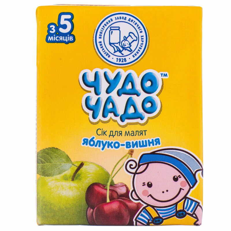 *Сок Чудо-чадо яблочный-вишневый 200 мл *Сок Чудо-чадо яблочный-вишневый 200 мл