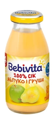 *Сік Bebivita 1650 Яблуко і груша 200 г