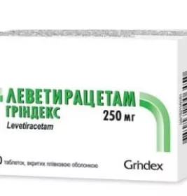 Леветирацетам Гріндекс таблетки по 250 мг 30 шт.