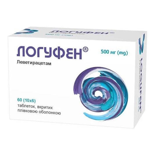 Логуфен таблетки по 500 мг 60 шт. (10х6)