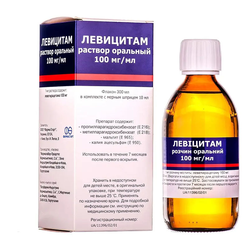 Левіцитам розчин 100 мг по 300 мл у флаконі 1 шт.