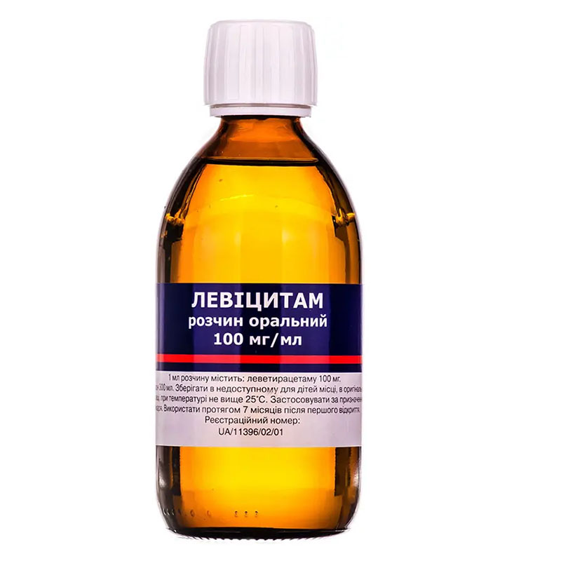 Левіцитам розчин 100 мг по 300 мл у флаконі 1 шт.