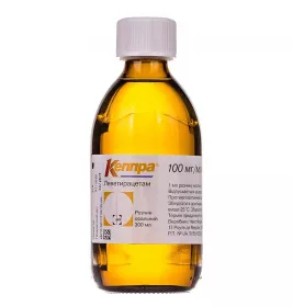 Кеппра розчин 100 мг/мл по 300 мл у флаконі