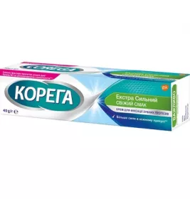 Крем Corega для фіксації зубних протезів Екстра сильний Класичний смак 40 г