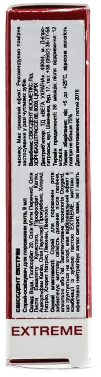 Набір Swissdent Emergency екстрений червоний