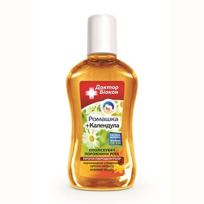 Ополіскувач Доктор Біокон порожнини рота проти пародонтозу ромашка та календула 300 мл