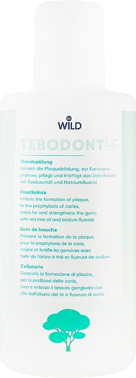 *Ополіскувач Dr.Wild Tebodont-F для ротової порожнини з фтором 250мл