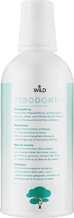 *Ополіскувач Dr.Wild Tebodont-F для ротової порожнини з фтором 250мл